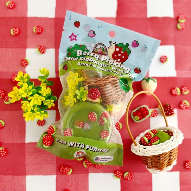 Berry Picking Mini KidDough Play Pack - Best for Ages 3 to 9 - US 4125