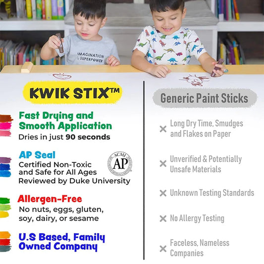Kwik Stix Cuties 12 pk - Best Arts &amp; Crafts for Ages 3 to 7 - US 6882