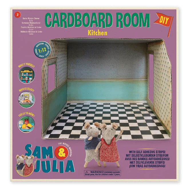 The Mouse Mansion Cardboard Room - Kitchen - Best for Ages 3 to 9 - US 0854