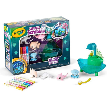 Scribble Scrubbie Pets Glow - Deep Sea Lagoon - Best for 6 year olds - US 8988