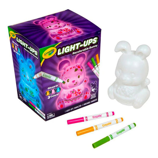 Crayola Light-Ups - Recolorable Bunny - Best for Ages 4 to 8 - US 0921