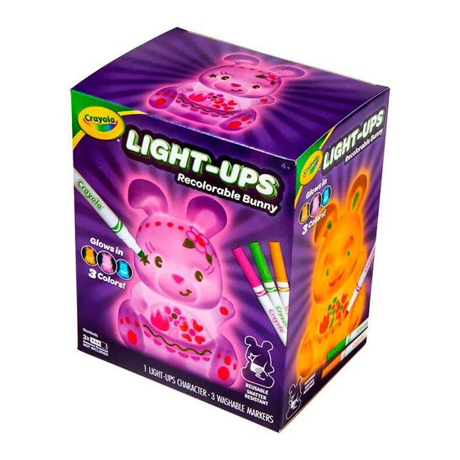 Crayola Light-Ups - Recolorable Bunny - Best for Ages 4 to 8 - US 0921