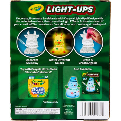 Crayola Light-Ups - Recolorable Mini Reindeer - Best for Ages 4 to 8 - US 2331