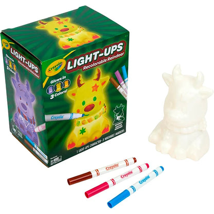 Crayola Light-Ups - Recolorable Mini Reindeer - Best for Ages 4 to 8 - US 2331