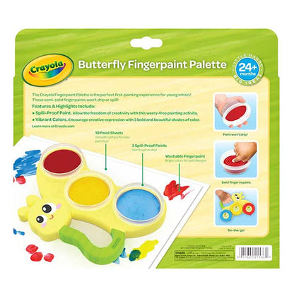 Crayola Young Kids Butterfly Fingerpaint Palette - US 8236