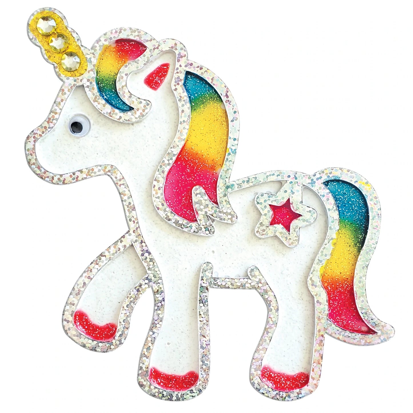 Rainbow Sprinkles Easy Sparkle Window Art - Best for Ages 6 to 11 - US 0108