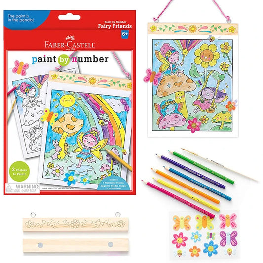 Paint by Numbers Fairy Friends Wall Art - Best for Ages 6 to 11 - US 9093