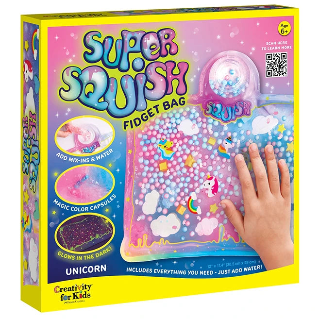 Super Squish Fidget Bag Unicorn - Best Arts &amp; Crafts for Ages 6 to 12 - US 1755