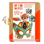 Do It Yourself Super Robots Mosaic Masks - Best for Ages 5 to 10 - US 4609