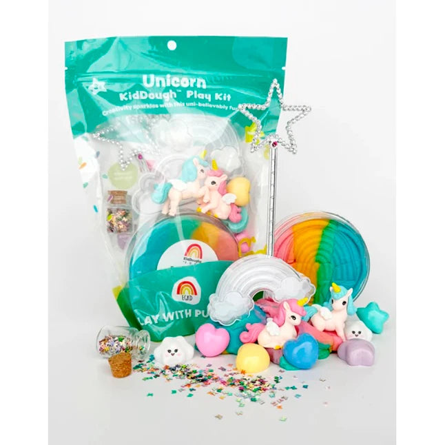 Unicorn KidDough Play Kit - - Fat Brain Toys - US 7439