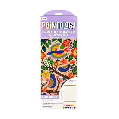 Paintology Paint By Number Canvas Kit - Blue Birds - US 2072