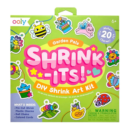Shrink-Its! DIY Shrink Art Kit - Garden Pals - - Fat Brain Toys - US 7498