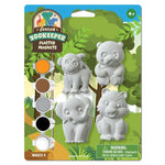Jr. Zookeeper Plaster Magnets 4 Pack - Best for Ages 4 to 10 - US 8054