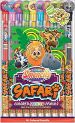 Safari Colored Smencils 10 pack - Best Arts &amp; Crafts for Ages 6 to 12 - US 9611