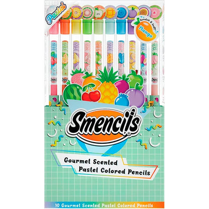 Pastel Colored Smencils - 10-Pack - - Fat Brain Toys - US 7543