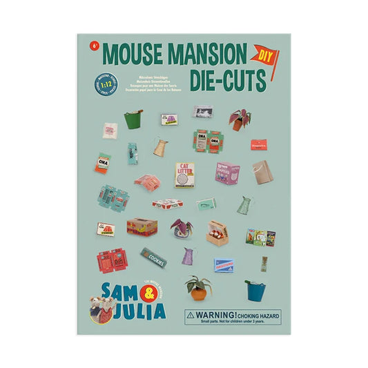 The Mouse Mansion Die-Cut Prints Deluxe Set - Best for Ages 6 to 12 - US 1830