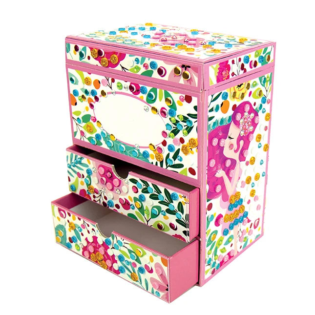 Sycomore StickN Fun - 3D Mosaics Jewelry Box - Best for Ages 5 to 9 - US 2306