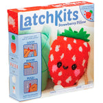 Latchkits Strawberry Pillow - Best Arts &amp; Crafts for Ages 6 to 11 - US 9776