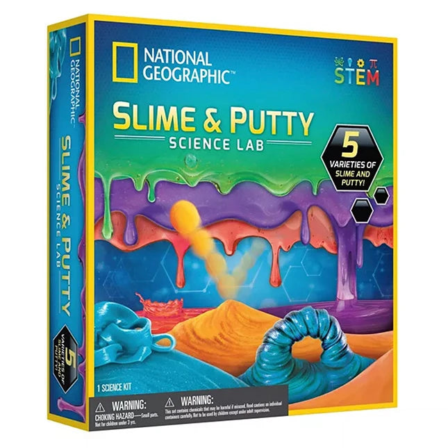 National Geographic Slime &amp; Putty Science Kit - Best for Ages 6 to 11 - US 1014