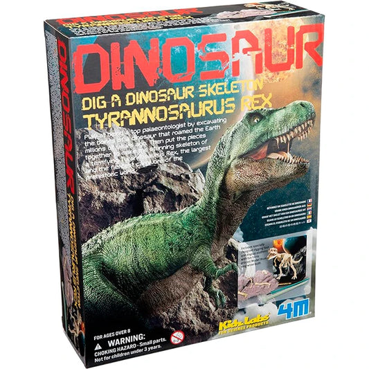 4M KidzLabs Dig a Dinosaur Skeleton Tyrannosaurus Rex Kit - - US 5270