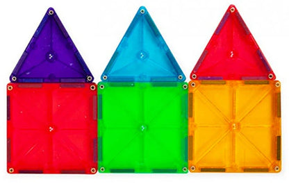 Magna-Tiles Clear Colors 100 pc Set - Best for Ages 4 to 11 - US 9933