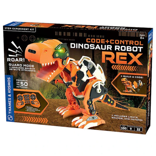 Code+Control Dinosaur Robot - REX - Best for Ages 8 to 12 - US 8096