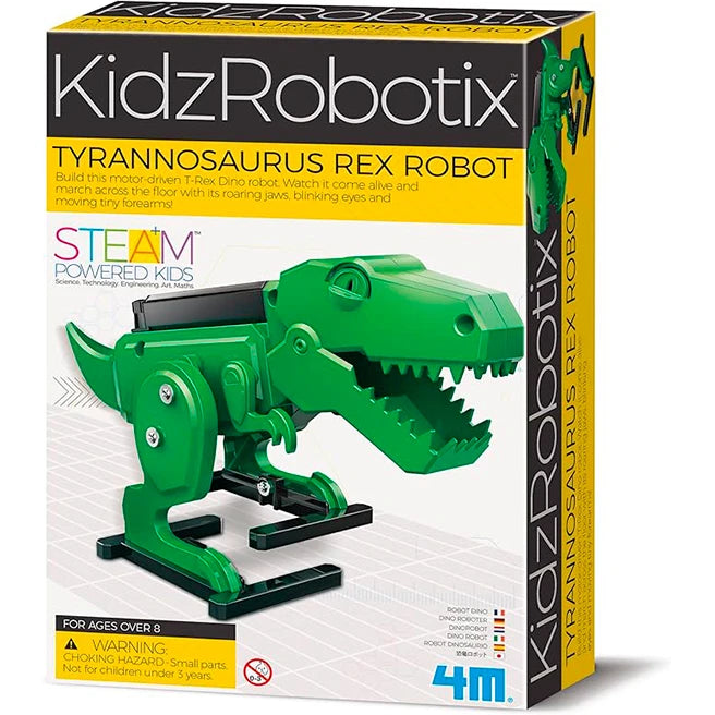 4M KidzRobotx Tyrannosaurus Rex Robot Kit - - Fat Brain Toys - US 0985