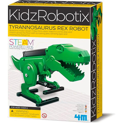 4M KidzRobotx Tyrannosaurus Rex Robot Kit - - Fat Brain Toys - US 0985