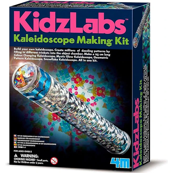 4M KidzLabs Kaleidoscope Making Kit - - Fat Brain Toys - US 7223