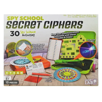Smart Lab Spy School - Secret Ciphers - Best for Ages 8 to 12 - US 3881