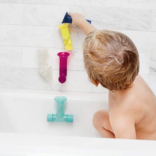 Boon Pipes Building Bath Toy Multicolor - Best for Ages 1 to 5 - US 5476