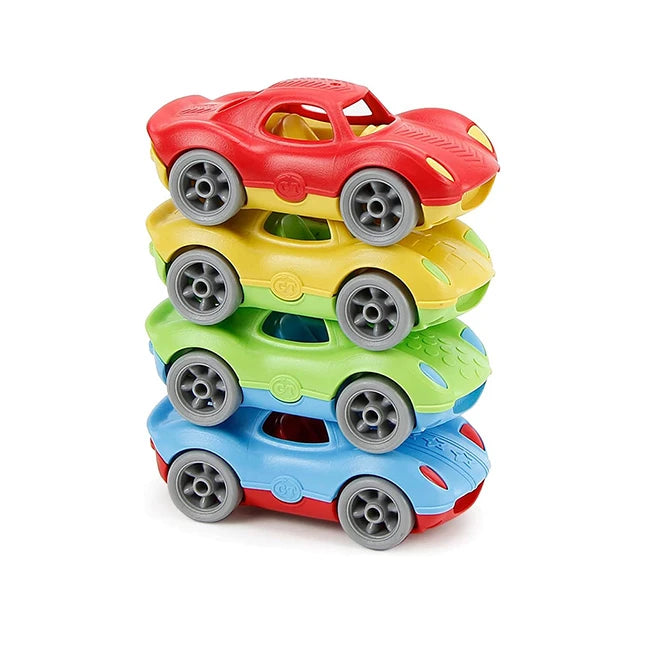 Green Toys Stack &amp; Link Racers - Best for Ages 1 to 4 - US 4248
