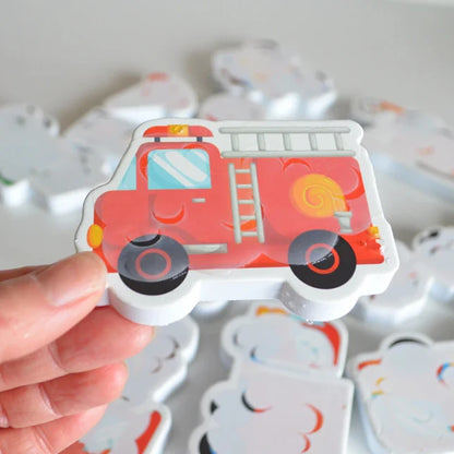 Color Changing Bath Stickers - Mucky Trucks - Best for Ages 1 to 4 - US 7204
