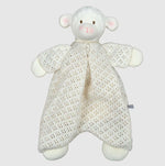 Bahbah the Lamb Baby Lovey with Natural Rubber Teether Head - - US 4320