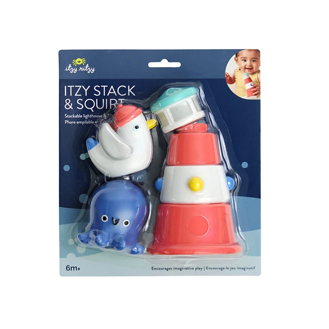 Bath Nautical Stack Set - Best Baby Toys &amp; Gifts for Ages 1 to 2 - US 0946