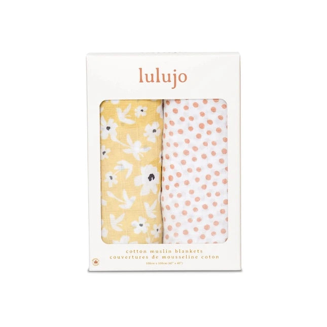 2 Pack Muslin Swaddle - - Fat Brain Toys - US 3535