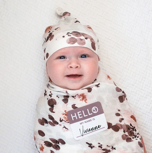 Hello World! Swaddle Set - - Fat Brain Toys - US 9651