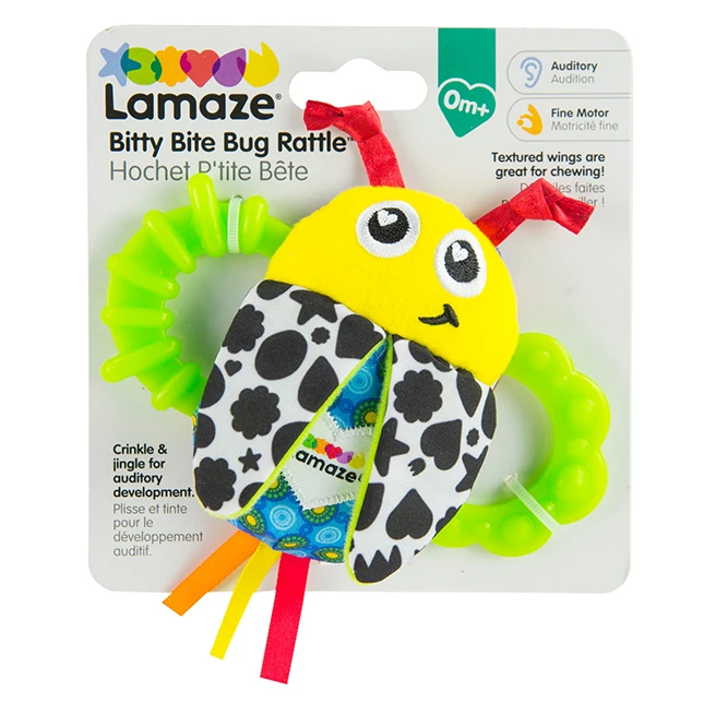 Lamaze Bitty Bite Bug Rattle - Best Baby Toys &amp; Gifts for Ages 0 to 1 - US 6232