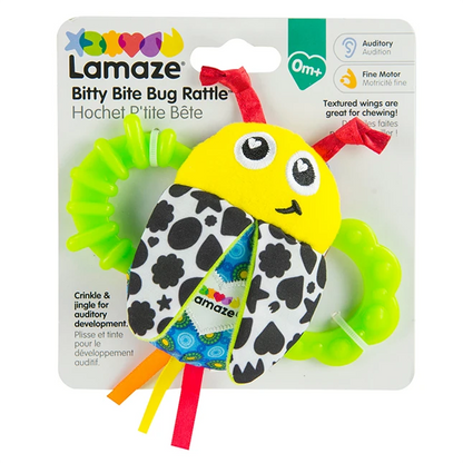 Lamaze Bitty Bite Bug Rattle - Best Baby Toys &amp; Gifts for Ages 0 to 1 - US 6232