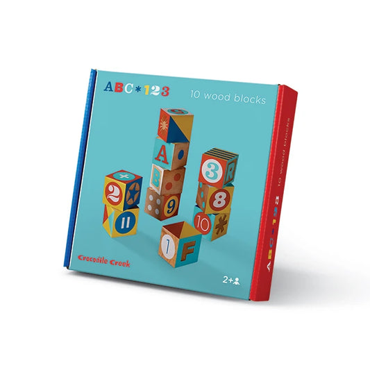 ABC - 123 Wood Blocks - Best Building &amp; Construction for Ages 2 to 4 - US 4474