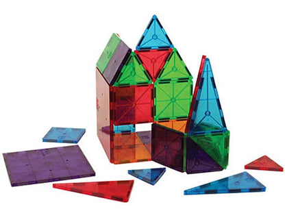 Magna-Tiles Clear Colors 32 pc Set - Best for Ages 4 to 9 - US 1497