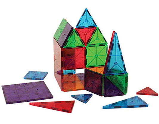 Magna-Tiles Clear Colors 32 pc Set - Best for Ages 4 to 9 - US 1497