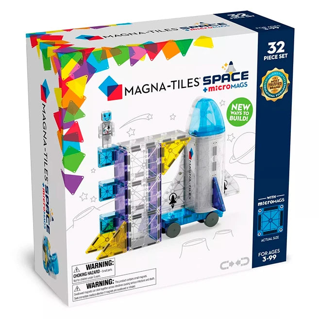 Magna-Tiles Space + microMAGS - Best for Ages 3 to 9 - US 8488