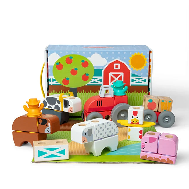 Blockables Farm Play Set - - Fat Brain Toys - US 4450