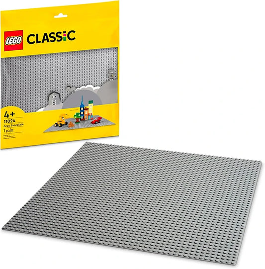 LEGO Classic - Gray Baseplate - Best for Ages 4 to 10 - US 9282