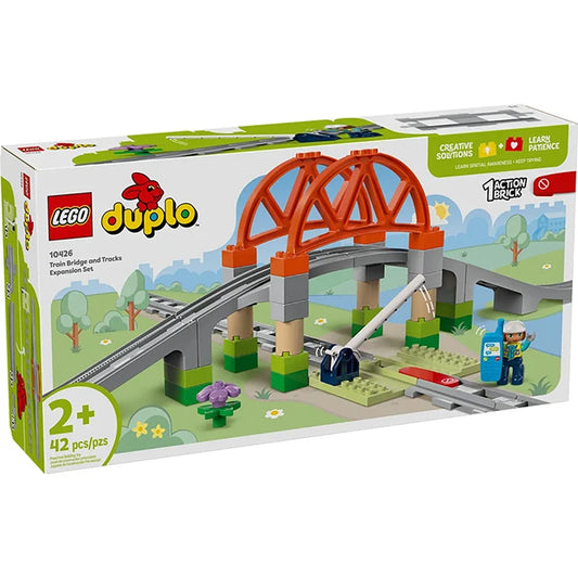 LEGO DUPLO - Train Bridge and Tracks Expansion Set - US 4095