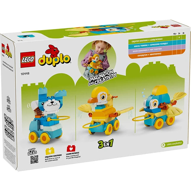 LEGO DUPLO - 3 in1 Animals on Wheels - Best for Ages 2 to 4 - US 2370