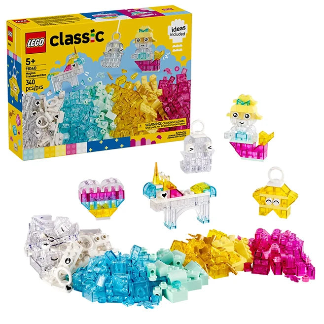 LEGO Classic - Magical Transparent Box - Best for Ages 5 to 9 - US 4405