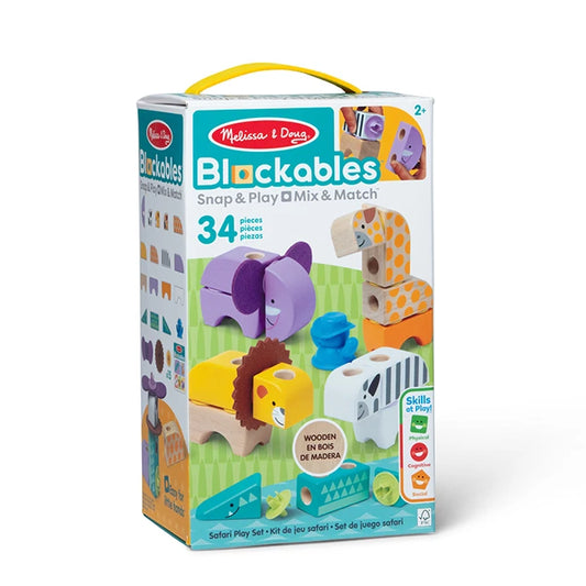 Blockables Safari Play Set - - Fat Brain Toys - US 2365