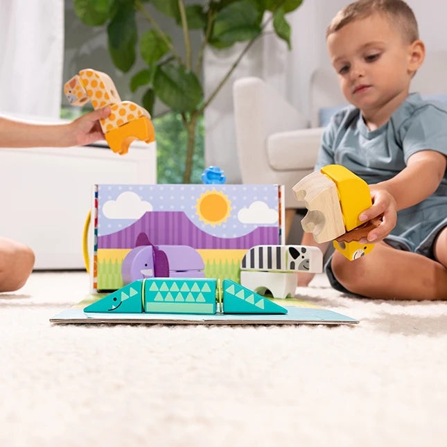 Blockables Safari Play Set - - Fat Brain Toys - US 2365